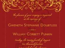 59 Create Wedding Invitation Templates Red And Gold in Word with Wedding Invitation Templates Red And Gold