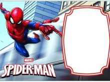 59 Free Printable Spiderman Birthday Invitation Template PSD File with Spiderman Birthday Invitation Template