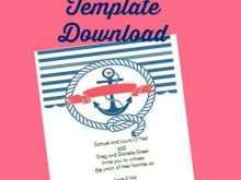 59 The Best Nautical Themed Wedding Invitation Template For Free for Nautical Themed Wedding Invitation Template