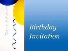 59 Visiting Birthday Invitation Template Ppt Maker with Birthday Invitation Template Ppt