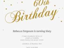 59 Visiting Elegant 60Th Birthday Invitation Templates Maker for Elegant 60Th Birthday Invitation Templates