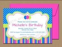 60 Creating Girl Birthday Invitation Template For Free for Girl Birthday Invitation Template