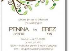 60 Creative Wedding Invitation Templates Jewish in Photoshop by Wedding Invitation Templates Jewish