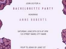 Bachelorette Party Invitation Template