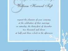 Example Of A Wedding Invitation Card
