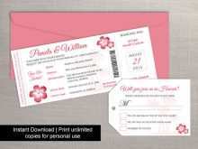 60 Free Printable Free Boarding Pass Wedding Invitation Template With Stunning Design with Free Boarding Pass Wedding Invitation Template