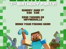 60 The Best Birthday Invitation Template Minecraft Photo with Birthday Invitation Template Minecraft