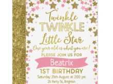 61 Adding Twinkle Twinkle Little Star Birthday Invitation Template Free Now for Twinkle Twinkle Little Star Birthday Invitation Template Free