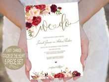 61 Best Wedding Invitation Template Maroon Now by Wedding Invitation Template Maroon
