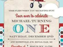 61 Customize Our Free Airplane Birthday Invitation Template Download with Airplane Birthday Invitation Template