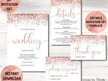 61 Customize Our Free Gold Wedding Invitation Template Templates for Gold Wedding Invitation Template