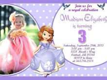 61 Customize Our Free Princess Sofia Birthday Invitation Template PSD File with Princess Sofia Birthday Invitation Template