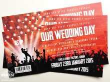 61 Free Printable Concert Ticket Wedding Invitation Template in Word for Concert Ticket Wedding Invitation Template