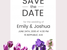 61 How To Create Save The Date Wedding Invitation Template Maker with Save The Date Wedding Invitation Template