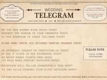 61 Printable Telegram Wedding Invitation Template in Photoshop with Telegram Wedding Invitation Template