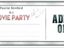 61 Report Movie Night Party Invitation Template Free in Photoshop with Movie Night Party Invitation Template Free
