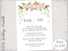 61 Report Wedding Invitation Template Watercolor Formating with Wedding Invitation Template Watercolor