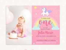 61 The Best First Birthday Invitation Template With Stunning Design by First Birthday Invitation Template