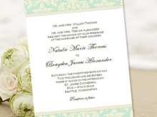61 The Best Mint Green Wedding Invitation Template Layouts for Mint Green Wedding Invitation Template