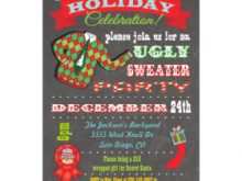 61 The Best Ugly Holiday Sweater Party Invitation Template Free Formating with Ugly Holiday Sweater Party Invitation Template Free
