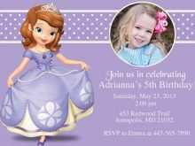 61 Visiting Princess Sofia Birthday Invitation Template Download by Princess Sofia Birthday Invitation Template