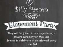 62 Create Elopement Party Invitation Template Formating by Elopement Party Invitation Template