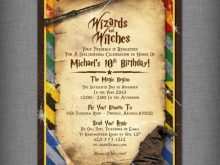 62 Create Harry Potter Party Invitation Template Now for Harry Potter Party Invitation Template