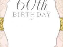 62 Customize Elegant 60Th Birthday Invitation Templates Formating by Elegant 60Th Birthday Invitation Templates