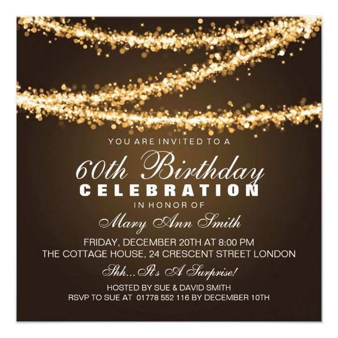 62 Customize Our Free Elegant 60Th Birthday Invitation Templates for Ms Word with Elegant 60Th Birthday Invitation Templates