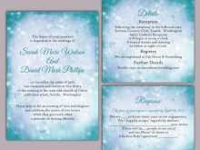 62 Customize Wedding Invitation Template Blue in Photoshop with Wedding Invitation Template Blue