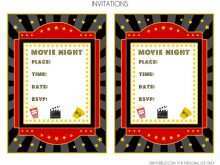62 Format Movie Night Party Invitation Template Free Photo for Movie Night Party Invitation Template Free