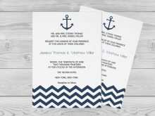 62 Format Nautical Themed Wedding Invitation Template With Stunning Design for Nautical Themed Wedding Invitation Template