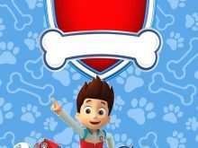62 How To Create Paw Patrol Invitation Template Blank Free in Word with Paw Patrol Invitation Template Blank Free