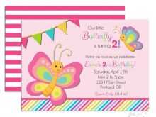62 Online Birthday Invitation Butterfly Template Photo for Birthday Invitation Butterfly Template