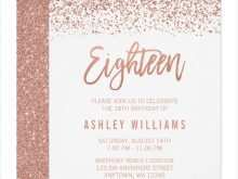 Birthday Invitation Template Psd Free