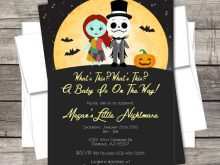 62 The Best Nightmare Before Christmas Birthday Invitation Template With Stunning Design by Nightmare Before Christmas Birthday Invitation Template