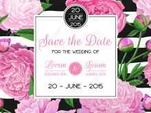 62 Visiting Peony Wedding Invitation Template in Word for Peony Wedding Invitation Template