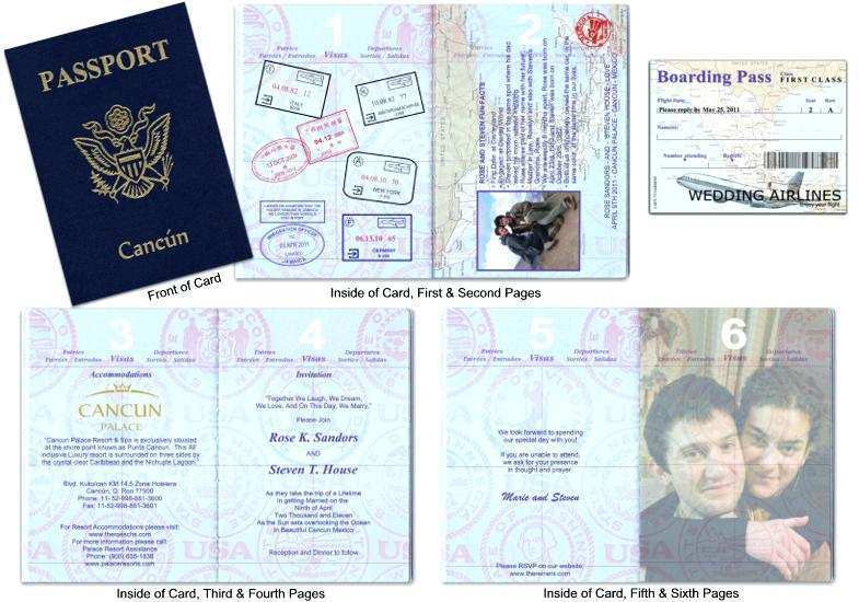 63 Adding Free Passport Wedding Invitation Template PSD File for Free Passport Wedding Invitation Template