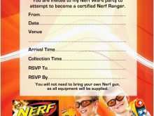 63 Best Nerf War Birthday Invitation Template in Photoshop for Nerf War Birthday Invitation Template