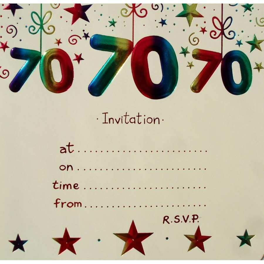 63 Blank 70Th Birthday Invitation Template Word With Stunning Design by 70Th Birthday Invitation Template Word