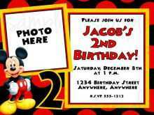 63 Creating Mickey Mouse Invitation Card Blank Template Maker by Mickey Mouse Invitation Card Blank Template