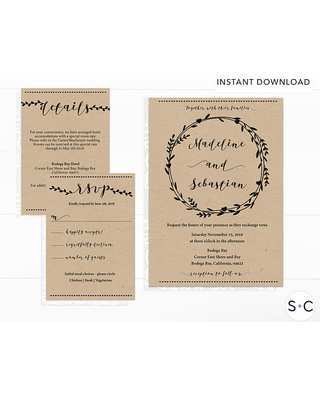 63 Customize Our Free Rustic Wedding Invitation Template Now for Rustic Wedding Invitation Template