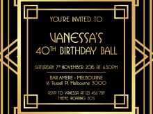 63 Free Birthday Invitation Template Black And Gold Formating with Birthday Invitation Template Black And Gold