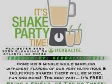 63 Free Herbalife Shake Party Invitation Template Now by Herbalife Shake Party Invitation Template