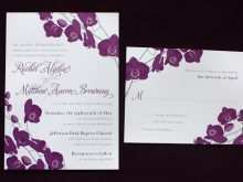 63 How To Create Orchid Wedding Invitation Template in Photoshop with Orchid Wedding Invitation Template