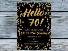 63 The Best 70 Year Old Birthday Invitation Template Maker by 70 Year Old Birthday Invitation Template