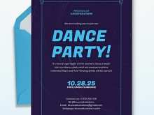 63 The Best Dance Party Invitation Template Photo with Dance Party Invitation Template