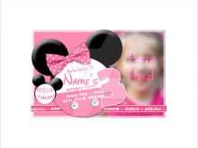 63 The Best Minnie Mouse Party Invitation Template For Free by Minnie Mouse Party Invitation Template