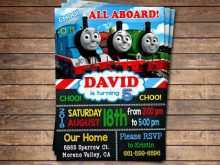 63 The Best Thomas The Train Blank Invitation Template For Free for Thomas The Train Blank Invitation Template