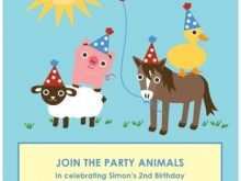 63 Visiting Petting Zoo Birthday Invitation Template in Word with Petting Zoo Birthday Invitation Template